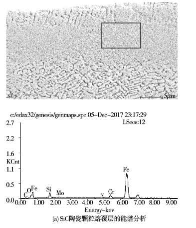 图12 熔覆层的能谱分析结果