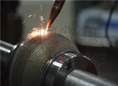  球阀激光熔覆